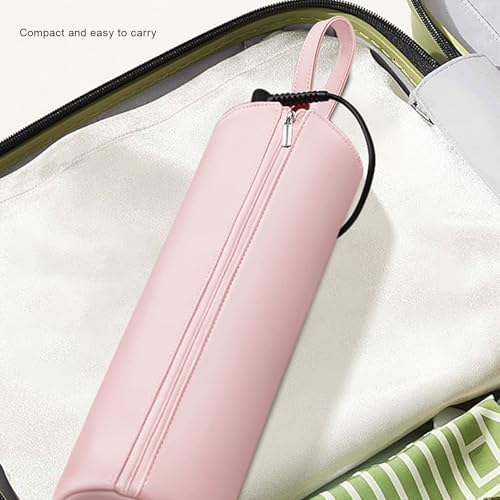 Ymiko Hair Curling Iron Bag Heat Travel Pouch for Styling Tools Storage with Hangable - Image 5