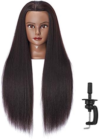 Mannequin Head Synthetic Hair Hairdresser 26-28 inch by Hairlink