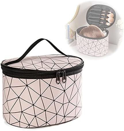 Portable Wig Storage Box - Hair Extension Accessories Carrying Travel Case Makeup Tool Organizer to Store Hairpieces, Decorations, PINK by Unknown