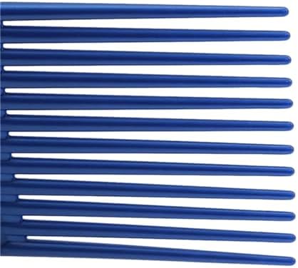 1Pc Blue Salon-Style Hair Pick and Barber Comb - Pick Comb for Curly Hair and Parting Care for Thick Quality Barber Supplies, Styling Tools and Appliances - Image 4