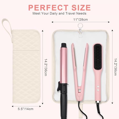 2-in-1 Heat Resistant Mat & Storage Bag for Hair Tools - Image 3