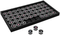 Ikee Design Black Foam Gem and Bead Organizer 50 Jars Display Tray by IkeeDesign