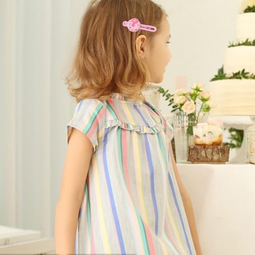56 pcs Girl Hair Clips Cute Clips for Toddler Girls Hair Accessories for Kids Rabbit/Flower/Bow Colorful Patterns - Image 4