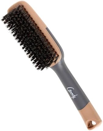 Goody Detangle It Boar Bristle Hair Brush, Use as a Detangling or Styling Brush, Conditions & Boosts Shine, Helps Tackle Knots & Reduce Frizz, For Wet or Dry Hair, Brown/Grey - Image 4