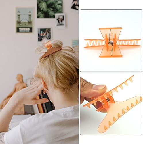Ondder Hair Clips for Styling, Cutting, Coloring - Butterfly Claw Clamps and Sectioning Clips for Salon and Home Use - Hair Accessories for Women and Girls in Black, Blue, and Orange - Image 5