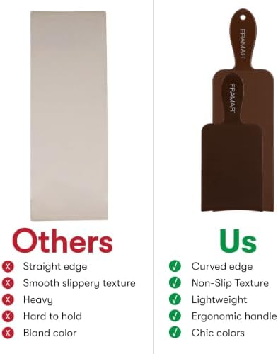 FRAMAR Chocolate Balayage Board and Paddle Set, Highlighting Board, 2 Pack - Image 4