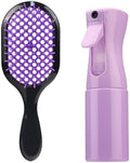 Detangling Brush,1 Pack Detangler Brush and 1 Pcs water spray bottle, Gentle & Effective Detangling on Wet or Dry Fragile Hair Types,Ultra-light, Detangling Brsuh ventilated and antistatic hairbrush by Mejglrc