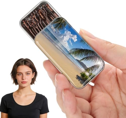 Brown bobby pins, cute box, pain-free, comfortable, all-day styling and buns. Suitable for all hair types. (Brown-03) by Unknown