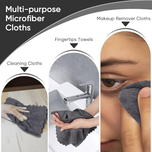 Orighty Washcloths 48 Pack, Ultra Soft Face Towels 12 x 12 inch - Image 5
