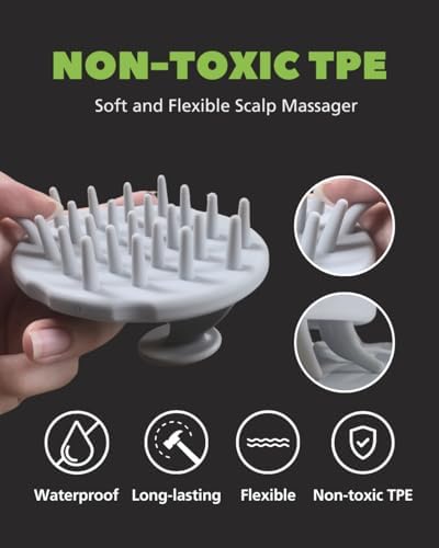 DOWMI Scalp Massager Shampoo Brush 2-Pack for Deep Cleansing - Image 3