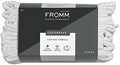 Fromm ColorSafe 100% Cotton Bleach Proof Salon Hair Towels, White, 6-Pack by Fromm