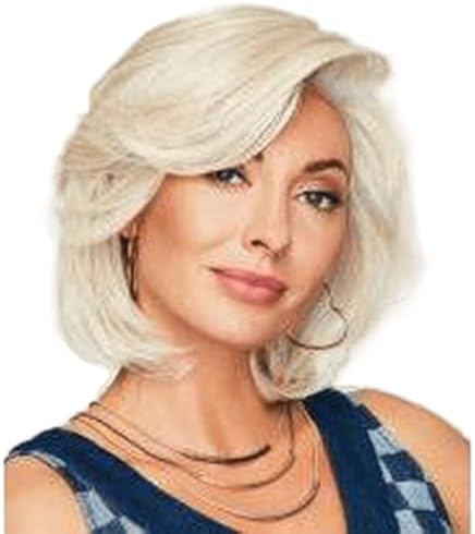 Raquel Welch Upstage Lace Front & Monofilament Mid-Length Page Synthetic Wig by Hairuwear, Petite Cap, RL19/23SS Shaded Biscuit - Image 4