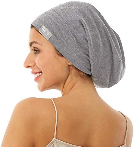 Beanie Sleep Hats Bonnet for Women Girls Curly Frizzy Hair Cover - Image 2