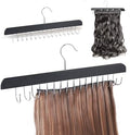 Extra Long Wood Hair Extension Holder for Hair Styling and Storage by Modpion
