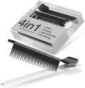 ColorBow Teasing Clip Comb (5 Pack) Teasing Comb, Coloring Styling Tools - Hairstylist Must Haves for Highlights balayage board Companion Ombré Trimming & Cutting - Flat Iron Comb Attachment Clip on by ColorBow%C2%AE