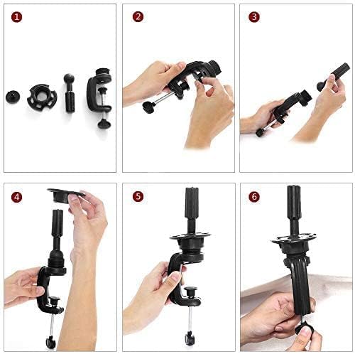 Mannequin Head, TopDirect 29" Hair Mannequin with Cosmetology Hair Doll Head to Practice on Styling Hairdressing Training Braiding with Clamp Holder & Tools for Women Girls - Image 7