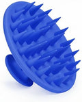 Meartchy Silicone Scalp Massager Shampoo Brush, Scalp Brush for Hair Growth & Dandruff Removal, Hair Scrubber Scalp Stimulator Exfoliator Brush with Soft Bristles for Wet Dry Scalp Care (Ocean Blue) by Meartchy