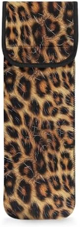 ZOUTAIRONG Curling Iron Bag Traveling Hair Straightener Case Curling Iron Travel Case Heat Resistant Curling Iron Holder Salon Station Women's Storage Bag Travel Bag Leopard Print by ZOUTAIRONG
