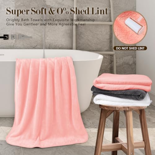 Orighty Bath Towels, Soft Feel Bath Towel, 4 Pack (27'' x 54'') - Image 2