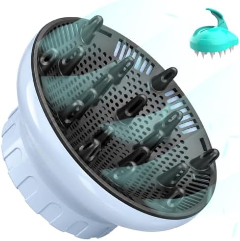 Universal Hair Diffuser Attachment for 1.4"-3.1" Blow Dryer Nozzles by OristaFinds