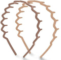 Kitsch Zig Zag Headbands for Women - Neutral, 2 pcs by Kitsch