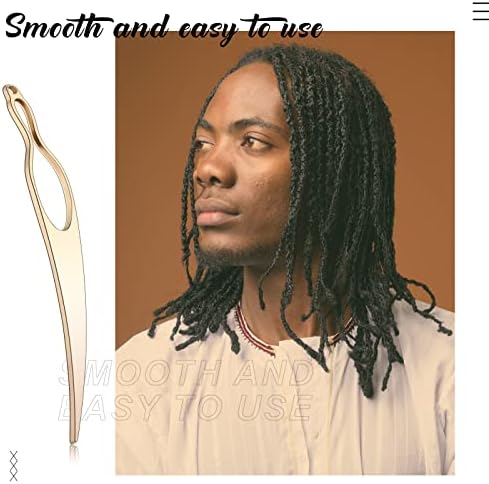 WILLBOND 4 Pcs Interlocking Tool for Locs, Gold, Silver, Rose Gold - Image 3