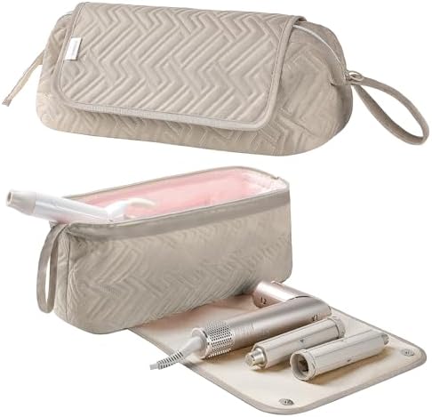 Leuded Hair Tools Travel Bag with Heat Resistant Mat for Shark Airwrap - Image 2
