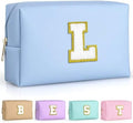 TOPEAST Travel Toiletry Bag - Travel Essentials, Cute Small Makeup Bag, Waterproof Toiletry Bag for Women, Birthday Gifts (Sky Blue L) by TOPEAST