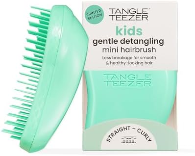 Tangle Teezer Original Detangler Mini Hair Brush for Kids, Paradise Green by TangleTeezer