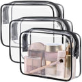 PACKISM TSA Approved Toiletry Bag - Clear Makeup Bag for Travel, Black by Packism