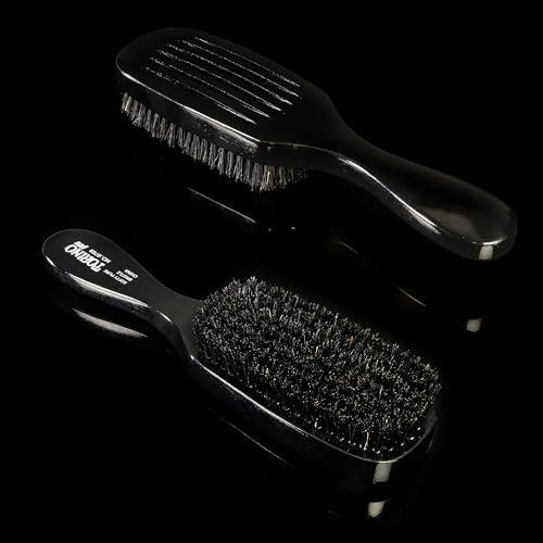 Torino Pro Wave Brush #8769-7 Row Soft bristles -100% Pure Boar Bristles - Great Workhorse for laying down your 360 Waves - Image 6