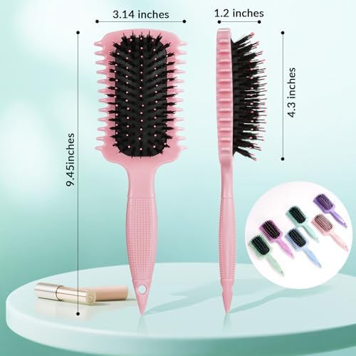 Curl Defining Brush, Curly Hair Brush Products for Effortlessly Detangling Shaping and Styling Women's Men's Curls on All Wet or Dry Hair Types, Reduces Frizz - Image 4