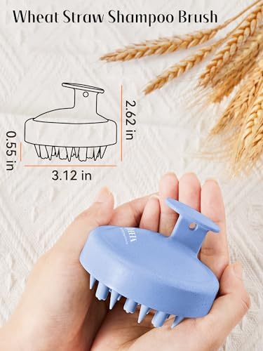 HEETA Scalp Massager Hair Scrubber Shampoo Brush Exfoliator for Hair Growth - Image 5
