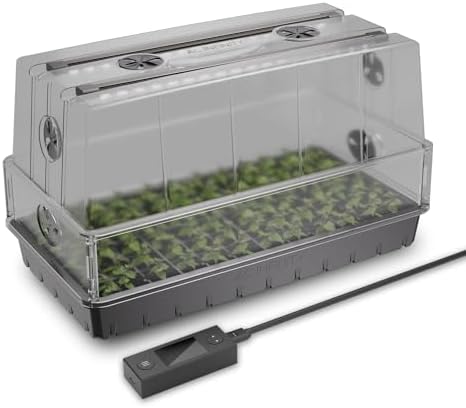 AC Infinity Heavy-Duty Large Humidity Dome w/ Full Spectrum LED Grow Lights by ACInfinity