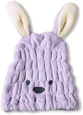 Hair Towel Wrap for Kids, Bunny Toddler Dry Head Cap Absorbent Quick by LCBD