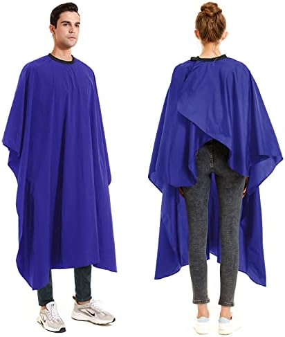 izzycka Nylon Barber Cape,64"x56" Waterproof Large Salon Hair Cutting Cape - Image 4