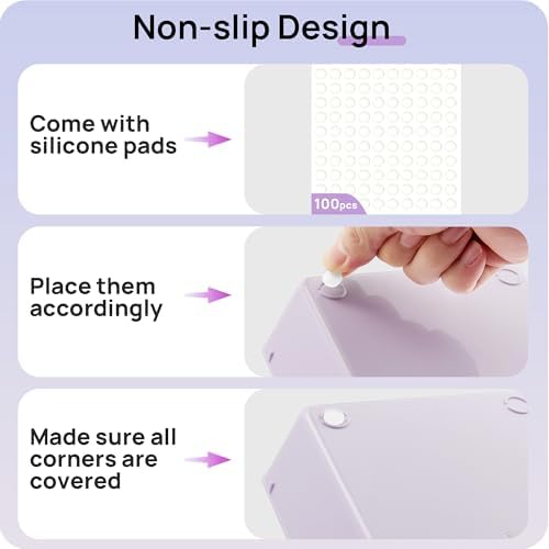 Vtopmart 25 Pack Plastic Drawer Organizers with Anti-slip Rubber Pads - Image 7