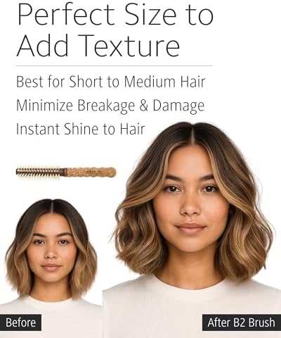 Ibiza Hair - Boar Bristle Round Brush (B2-35mm) - Image 4