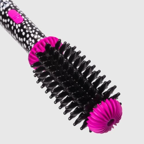 CALISTA GoGo Mini Heated Round Brush, Corded On-the-Go Styling, Polka Dot - Image 5