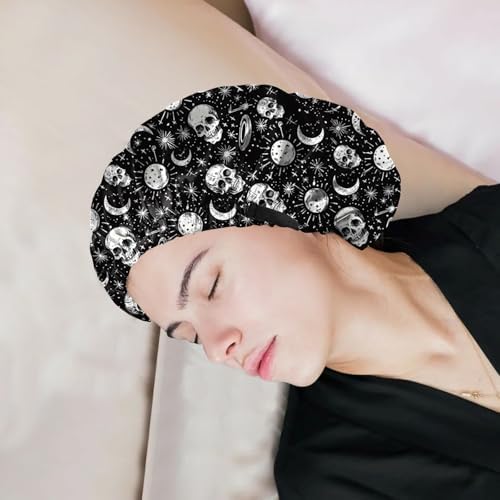 Satin Hair Bonnet Silk Bonnet for Sleeping Double Layer Elastic Adjustable Reusable Cute Aesthetic for Women Girls - Image 7