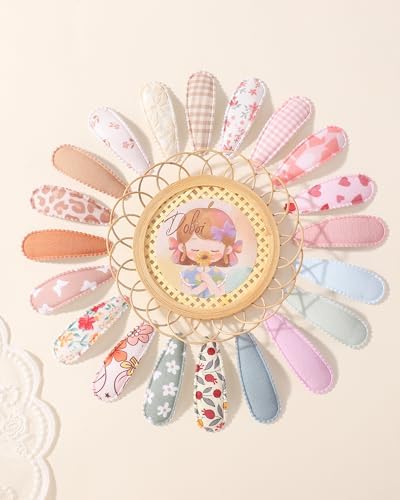 doboi Toddler Hair Clips for Girls Baby Barrettes-40PCS Floral Mix - Image 6