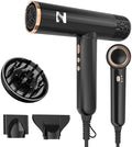 Nicebay Ionic Hair Dryer with Diffuser, 1600W High-Speed Salon Blow Dryer by Nicebay