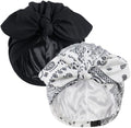Ababalaya Satin Lined Beanies for Women Chemo Headwear Sleep Cap by Ababalaya