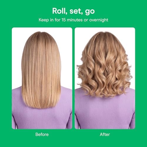 Conair Hair Rollers for Heatless Curls Overnight, Snap Closures, 48 Count - Image 5