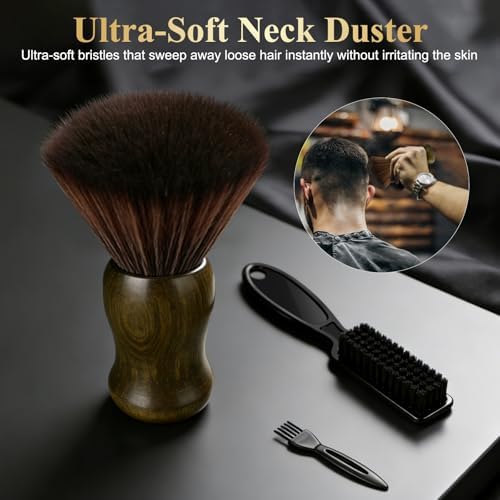 16 PCS Professional Barber Comb Set, Carbon Fiber Combs & Brush - Image 3