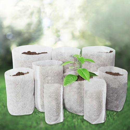 Plants Nursery Bags Non-Woven Seedling Grow Bags, 200 Pcs, 16*20cm - Image 3