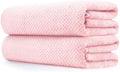 Towels Set 35x70 Inch Oversized Bath Sheets Towels for Adults Luxury Bath Towels Extra Large Sets for Bathroom Super Soft Highly Absorbent Microfiber Shower Towels 80% Polyester (2PCS Pink) by BESTCHOICEFORYOU%EF%BC%81