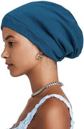 3 Size Satin Lined Sleep Caps for Braids,Dreadlocks Natural Curly Hair Adjustable by Winitas