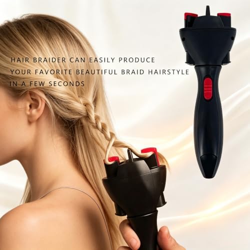 Automatic Hair Braider, Auto Smart DIY Hair Styling Tools, Electric Hair Twister and Braider Machine, Braid Maker for Women, Battery Powered (Not Included) - Image 5
