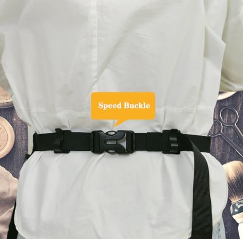 Waterproof and Bleach-proof Hair Stylist Apron with 7 Pockets for Men Women - Image 7